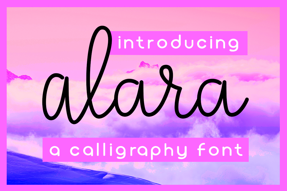 Alara: A Fresh Script Font for Modern Web Design