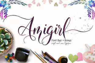 Amigirl Script Font for Campaign Messaging That Stands Out