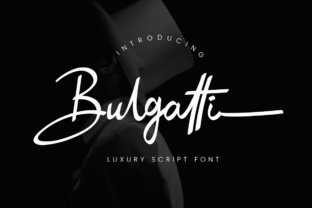 Bulgatti: A Luxury Script Font for Digital Brand Identity