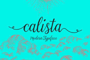 Calista: A Handwritten Script Font for Modern Web Design
