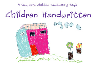 Children Handwritten: A Playful, Legible Handwritten Font for Makers