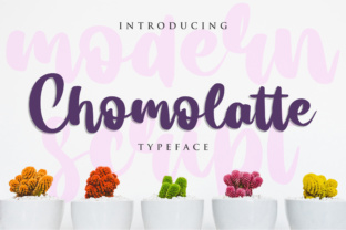 Chomolatte: A Bold Script Font for Campaign Creatives