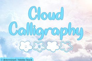 Cloud Calligraphy: A Cute Calligraphy Font for Branding
