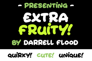 Extra Fruity Font Brings Playful Energy to Campaign Visuals