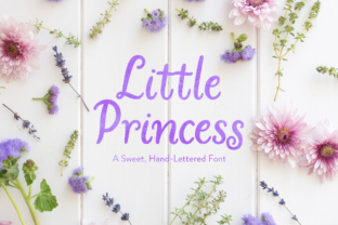 Little Princess: A Sweet Hand-Lettered Typeface for Editorial Projects