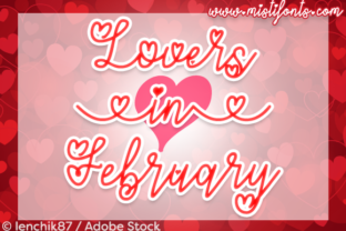 Lovers in February: A Romantic Script Font That Elevates Real Business Branding