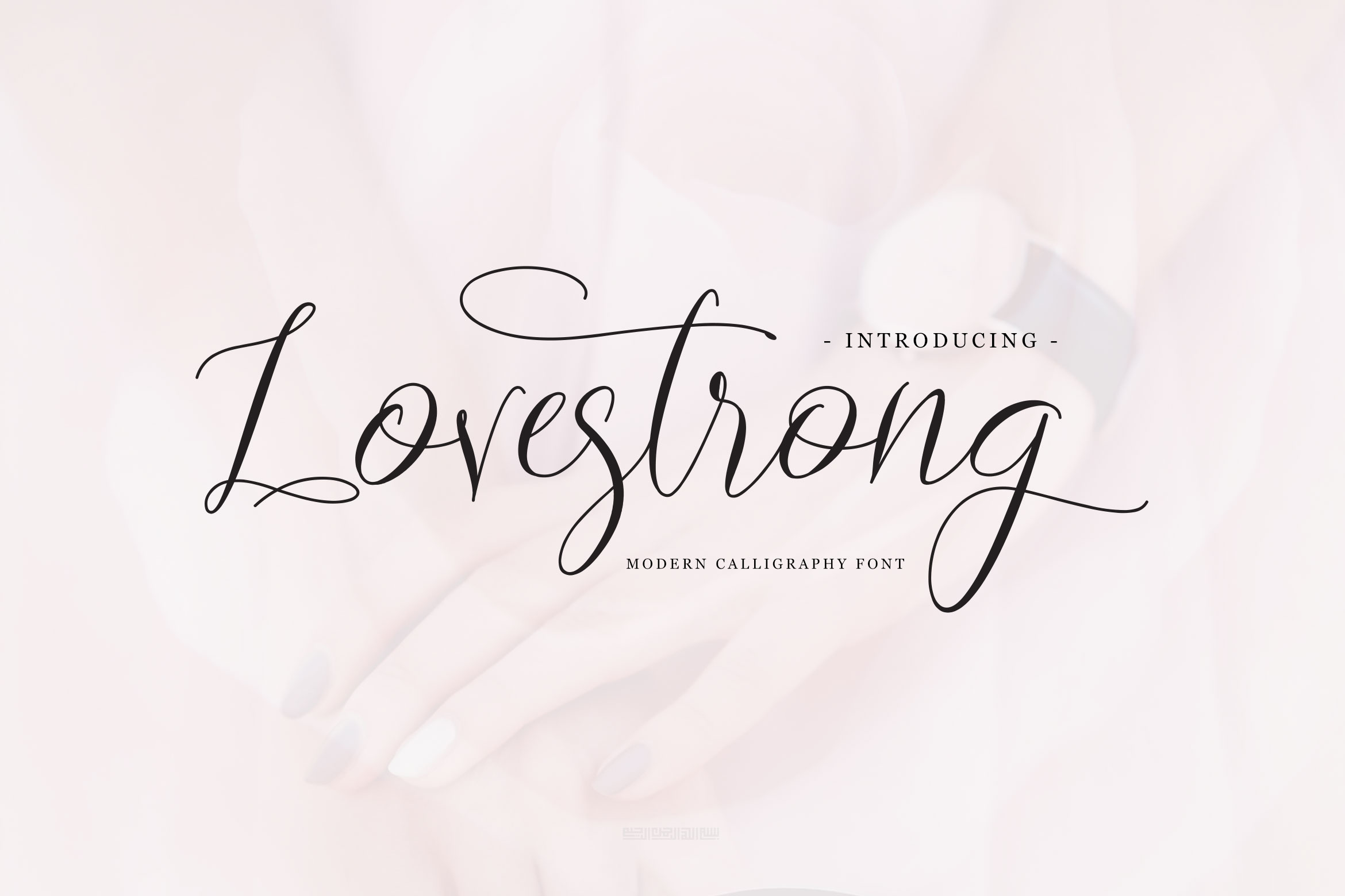 Lovestrong Font: A Calligraphy Typeface for Elegant Web Designs