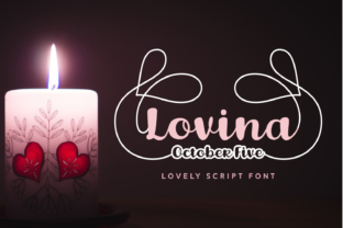 Lovina October Five: An Elegant Script Font for Brand Identity