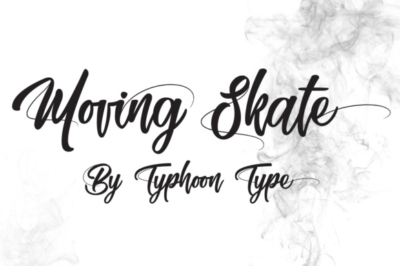 Moving Skate: A Handwritten Script Font for Handmade Goods