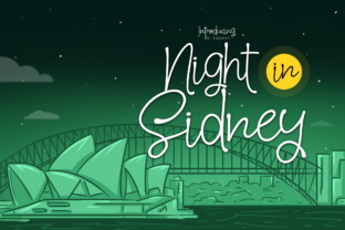 Night in Sidney Font for Campaign Designers