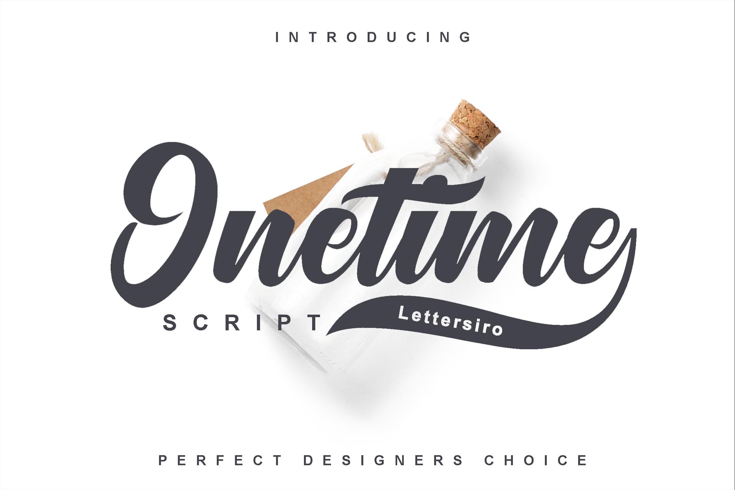 Onetime: A Handwritten Script Font That Anchors Digital Branding