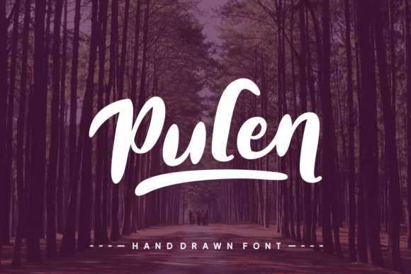 Pulen: A Handwritten Script Font That Elevates Business Branding
