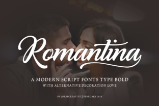 Romantina: A Modern Script Font for Elegant Brand Identity