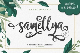 Samellya Font Review for Campaigns and Promo Design