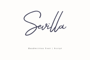 Sevilla: A Clean Handwritten Font for Editorial Design