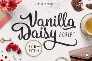 Vanilla Daisy: A Beautiful Script Font for Makers